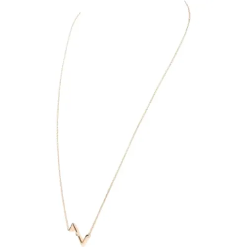 Pre-owned Rose Gold necklaces , female, Sizes: ONE SIZE - Louis Vuitton Vintage - Modalova