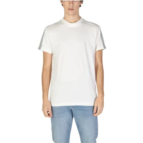 Baumwoll Herren T-Shirt und Polo , Herren, Größe: XL - Calvin Klein Jeans - Modalova