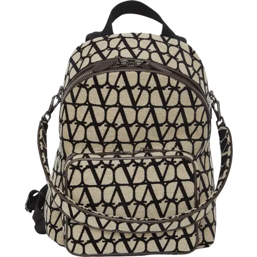 Iconographe Bucket Backpack Backpack , male, Sizes: ONE SIZE - Valentino Garavani - Modalova
