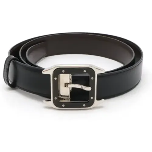 Pre-owned Leather belts , male, Sizes: ONE SIZE - Cartier Vintage - Modalova