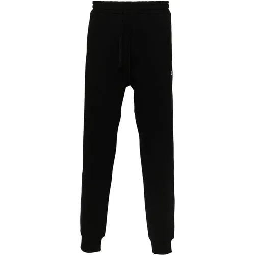 Jersey Trousers Logo Patch , male, Sizes: L, XL, M, S - Diesel - Modalova