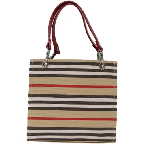 Pre-owned Canvas totes , female, Sizes: ONE SIZE - Burberry Vintage - Modalova