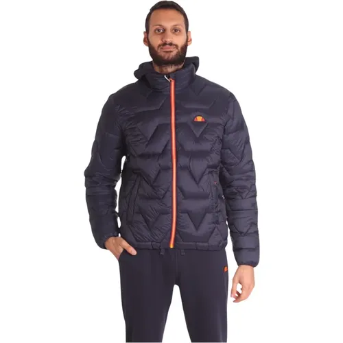 Leichte Fake-Down Jacke Blau Salute , Herren, Größe: M - Ellesse - Modalova