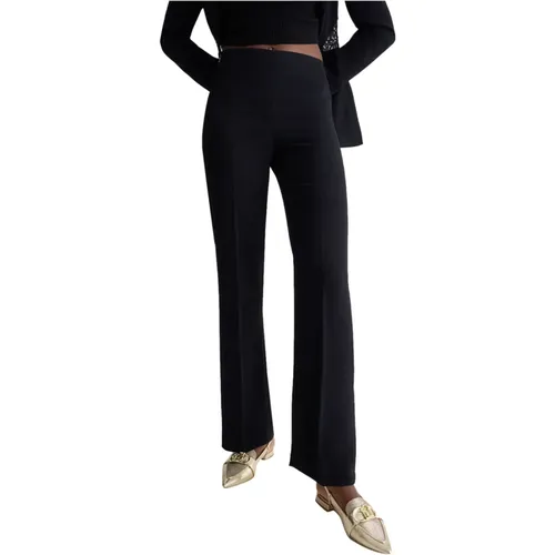 Elegante Schwarze Spitze Cut-Out Hose , Damen, Größe: XS - Liu Jo - Modalova