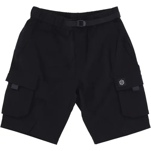 Schwarze Cargo Shorts mit Taschen - Dolly Noire - Modalova