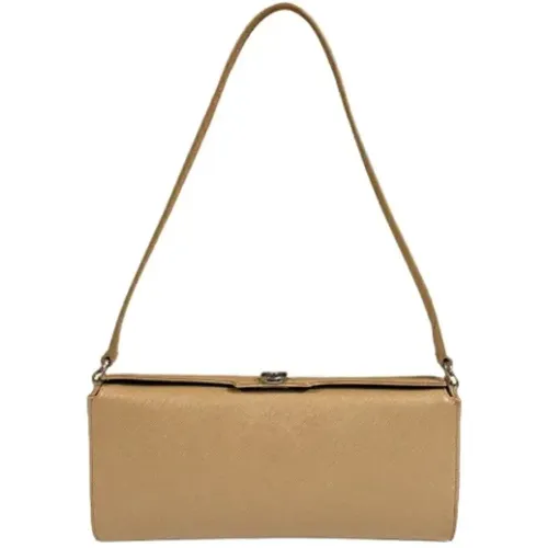 Pre-owned Leder Schultertasche , Damen, Größe: ONE Size - Salvatore Ferragamo Pre-owned - Modalova