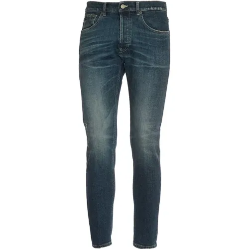 Dunkle Denim Skinny Fit Jeans , Herren, Größe: W33 - Dondup - Modalova