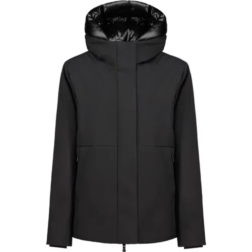 Kurze Parka aus mattem Polyester , Damen, Größe: XS - People of Shibuya - Modalova