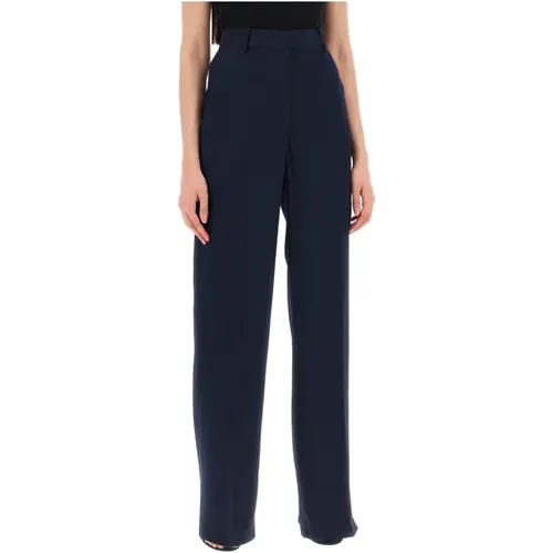 Fließende Crepe Palazzo Hose , Damen, Größe: M - Stella Mccartney - Modalova