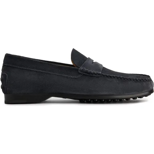 Leder Loafer Schuh , Herren, Größe: 41 1/2 EU - TOD'S - Modalova