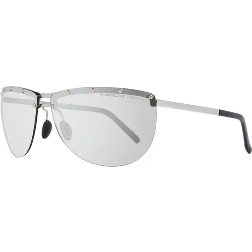 Silberne Damen-Sonnenbrille Oval Braun - Porsche Design - Modalova