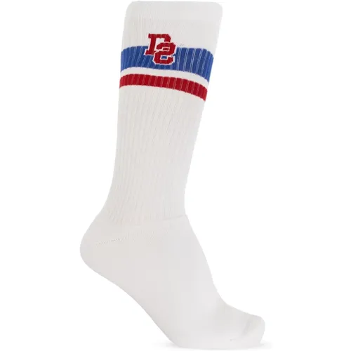 Socken mit Logo , Herren, Größe: S - Dsquared2 - Modalova