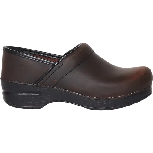 Classic Antique Leather Slip-On Shoes , female, Sizes: 7 UK, 4 UK, 8 UK, 6 UK - Dansko - Modalova