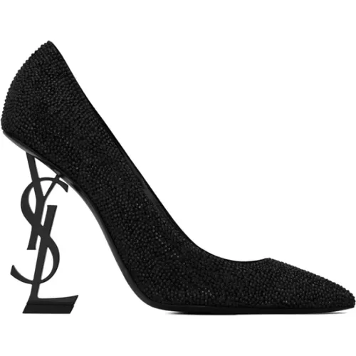 Elegant Decollete Heels , female, Sizes: 3 UK, 4 UK, 2 UK - Saint Laurent - Modalova