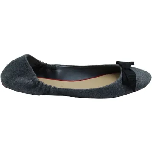 Wool Glitter Luminor Ballet Flats , female, Sizes: 4 1/2 UK - Christian Louboutin - Modalova