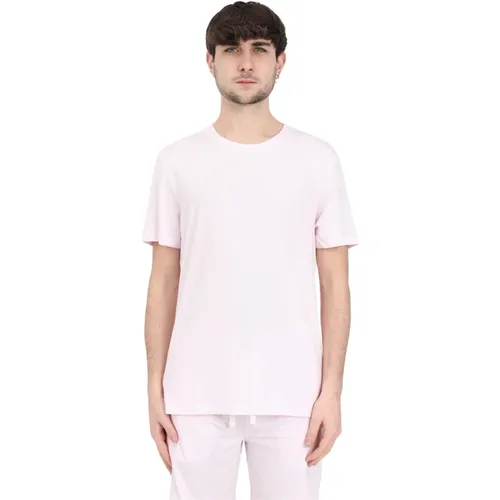 Unisex Rosa Logo T-Shirt , Herren, Größe: M - Ralph Lauren - Modalova