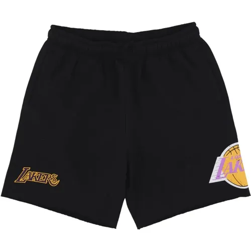 NBA Postgame Vintage Logo Fleece Shorts , Herren, Größe: L - Mitchell & Ness - Modalova