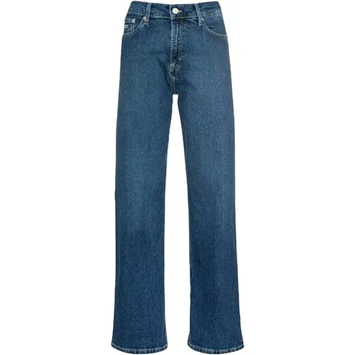 Classic Straight Fit Denim Jeans , female, Sizes: W30 L30 - Tommy Jeans - Modalova