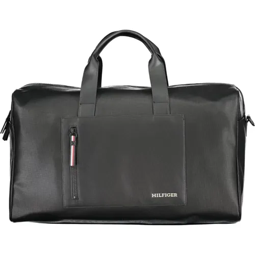 Schwarze Herren-Reisetasche mit mehreren Taschen - Tommy Hilfiger - Modalova