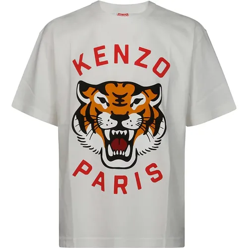 Kurzarm Tiger T-shirt , Herren, Größe: 2XL - Kenzo - Modalova