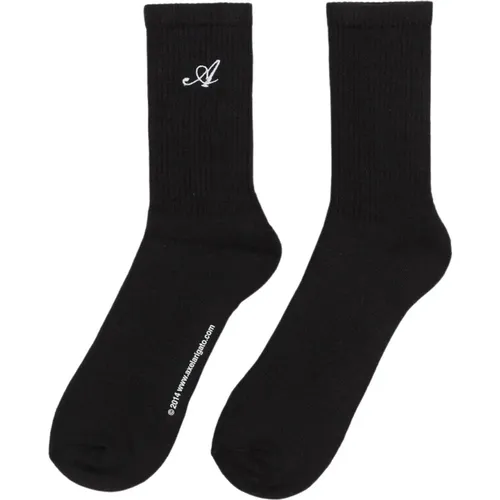 Signatur Socken , unisex, Größe: S - Axel Arigato - Modalova