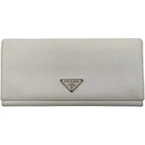 Pre-owned Leather wallets , female, Sizes: ONE SIZE - Prada Vintage - Modalova