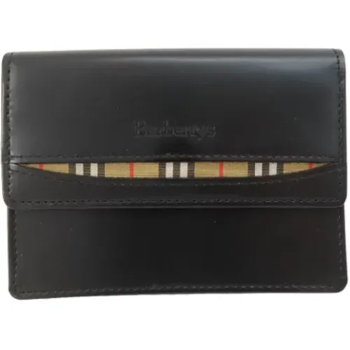 Pre-owned Leather wallets , female, Sizes: ONE SIZE - Burberry Vintage - Modalova