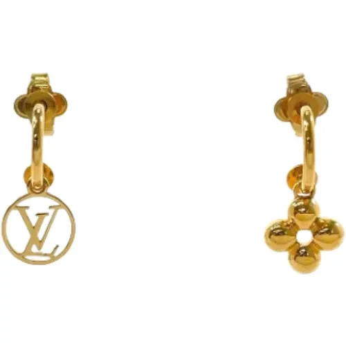 Pre-owned Metal earrings , female, Sizes: ONE SIZE - Louis Vuitton Vintage - Modalova