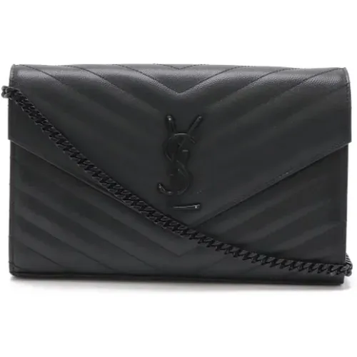 Pre-owned Leather wallets , female, Sizes: ONE SIZE - Yves Saint Laurent Vintage - Modalova