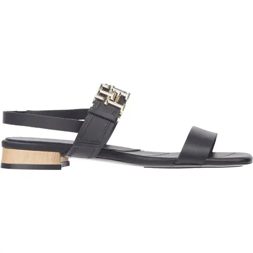 Hardware flat sandal , female, Sizes: 4 UK, 5 UK, 8 UK, 3 UK, 7 UK - Tommy Hilfiger - Modalova