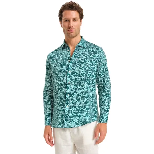 Summer Linen Shirt , male, Sizes: M, S, 2XL, XL, L - Peninsula - Modalova