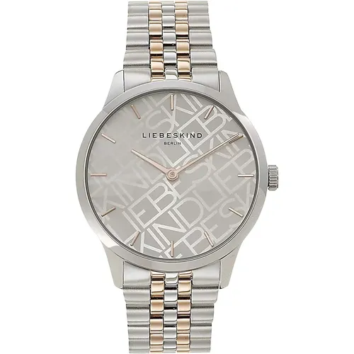 Elegant Women's Watch with Two-Tone Bracelet , female, Sizes: ONE SIZE - liebeskind berlin - Modalova