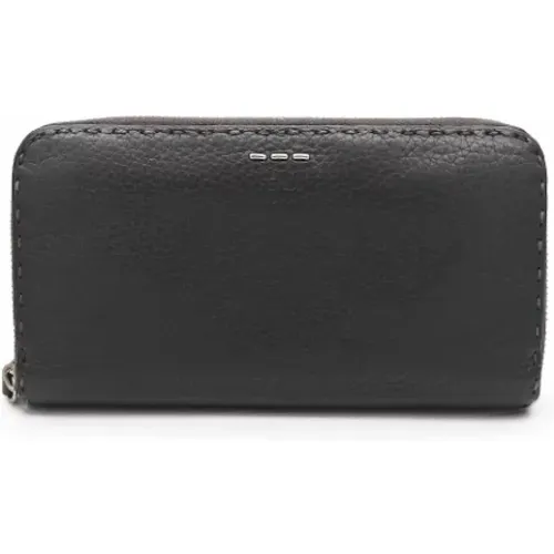 Pre-owned Leather wallets , female, Sizes: ONE SIZE - Fendi Vintage - Modalova