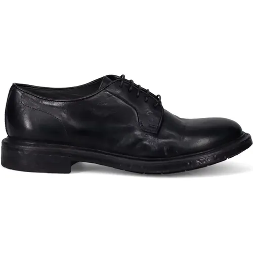 Classic Lace-up Flat Shoes , male, Sizes: 9 UK - Moma - Modalova