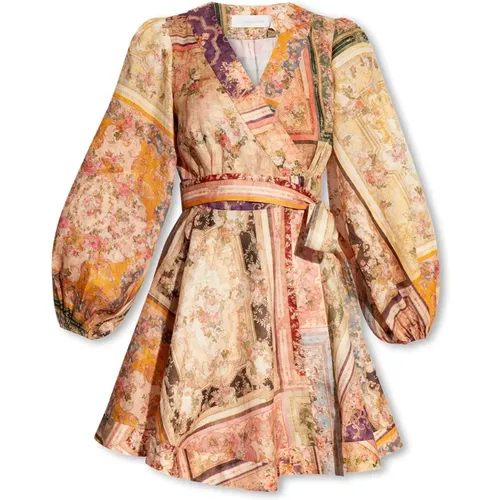 Dress with floral motif , female, Sizes: S, M - Zimmermann - Modalova