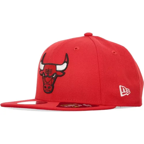 Chicago Bulls Flat Brim Cap , unisex, Sizes: S/M - new era - Modalova