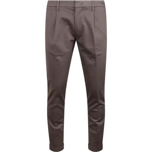 Chino Style Cotton Twill Trousers , male, Sizes: W32, W36, W34, W33, W38 - Re-Hash - Modalova