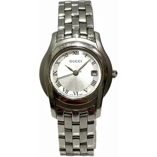 Pre-owned Metal watches , female, Sizes: ONE SIZE - Gucci Vintage - Modalova