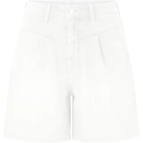 Weiße Denim-Shorts für Frauen , Damen, Größe: W31 - RICH & ROYAL - Modalova