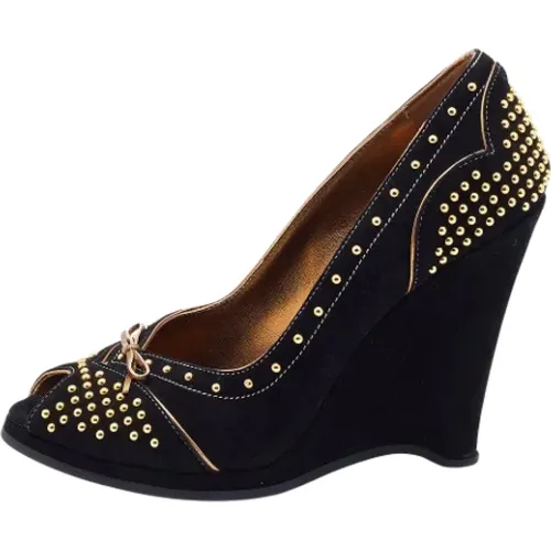 Pre-owned Suede heels , female, Sizes: 3 UK - Miu Miu Pre-owned - Modalova