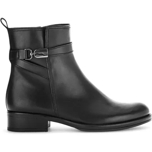 Moderne Leder Stiefeletten , Damen, Größe: 36 EU - Gabor - Modalova