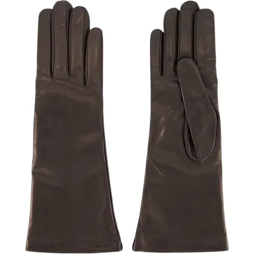 Nappa Leather Gloves , female, Sizes: 8 IN, 7 IN, 7 1/2 IN - Salvatore Ferragamo - Modalova