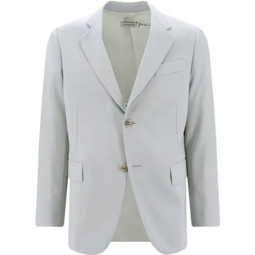 Classic Wool Single-Breasted Blazer , male, Sizes: M - Lanvin - Modalova