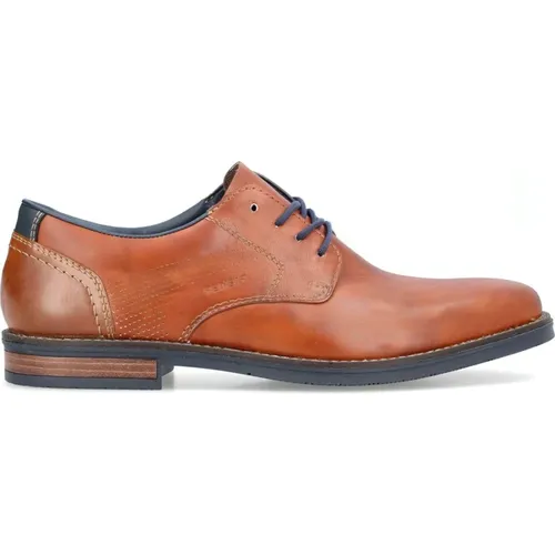 Elegante Leder Business Schuhe , Herren, Größe: 45 EU - Rieker - Modalova