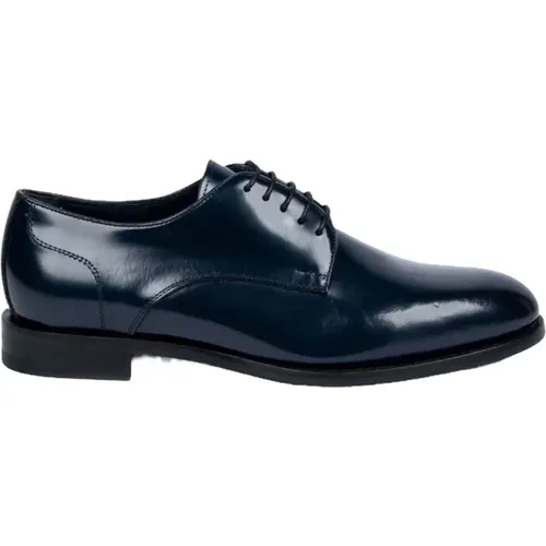 Brushed Calfskin Derby Shoes , male, Sizes: 12 UK, 10 1/2 UK, 9 1/2 UK - Marechiaro 1962 - Modalova