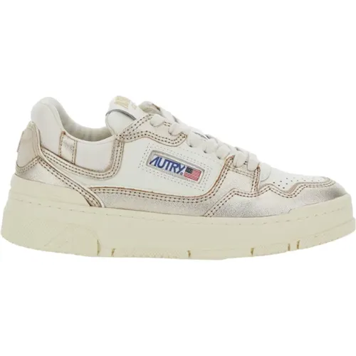 Graue Sneakers CLC LOW , Damen, Größe: 38 EU - Autry - Modalova