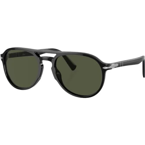 Stilvolle Unisex Sonnenbrille Grüne Gläser,Zeitlose Aviator Sonnenbrille - Persol - Modalova