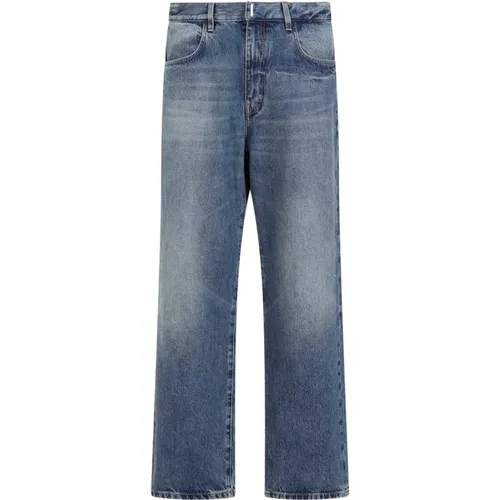 Indigo Cotton Jeans Modern Style , male, Sizes: W31, W32 - Givenchy - Modalova