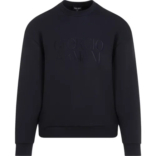 Modal Sweatshirt Ss24 , male, Sizes: XL, M, L - Giorgio Armani - Modalova