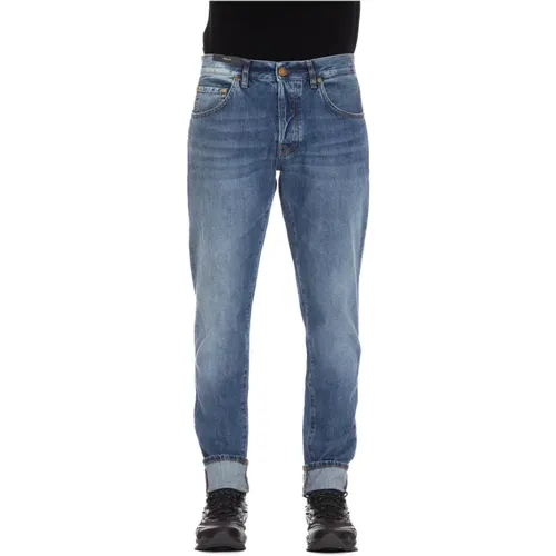 Denim Jeans Regular Fit , Herren, Größe: W32 - PT Torino - Modalova